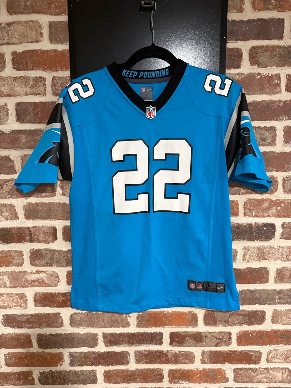 Christian McCaffrey Panthers #22 Jersey — Youth L